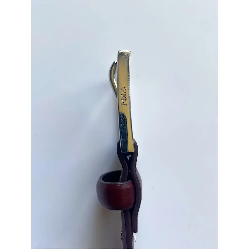 Women's Polo Ralph Lauren Brown Leather Belt Size 32